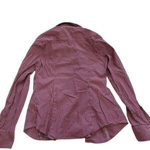 Express Pin Stripe Womens Button Down Top